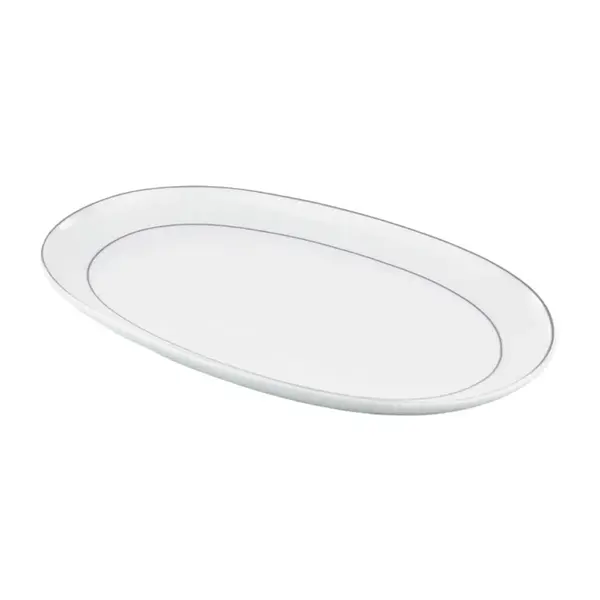 Travessa Rasa Oval 36cm Porcelana Schmidt - Dec. Martha 2309