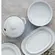 Travessa Rasa Oval 36cm Porcelana Schmidt - Dec. Martha 2309