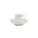 Xícara Café com Pires Porcelana Schmidt - Dec. Martha 2309