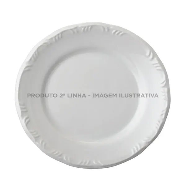 Prato Raso Porcelana Schmidt - Mod. Pomerode 114 2ª Linha