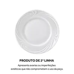 Prato Pão Porcelana Schmidt - Mod. Waves 100 2ª Linha