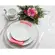 Prato Sobremesa Porcelana Schmidt - Mod. Izabel 003