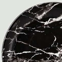 Prato Fundo Porcelana Schmidt - Dec. Ônix Negro 2394