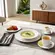 Aparelho Jantar Chá e Café 42 Peças Porcelana Schmidt - Dec. Martha 2309