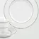Aparelho Jantar Chá e Café 42 Peças Porcelana Schmidt - Dec. Martha 2309